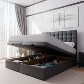 Prague End Lift Ottoman Divan Bed - Ottoman - Midas Beds